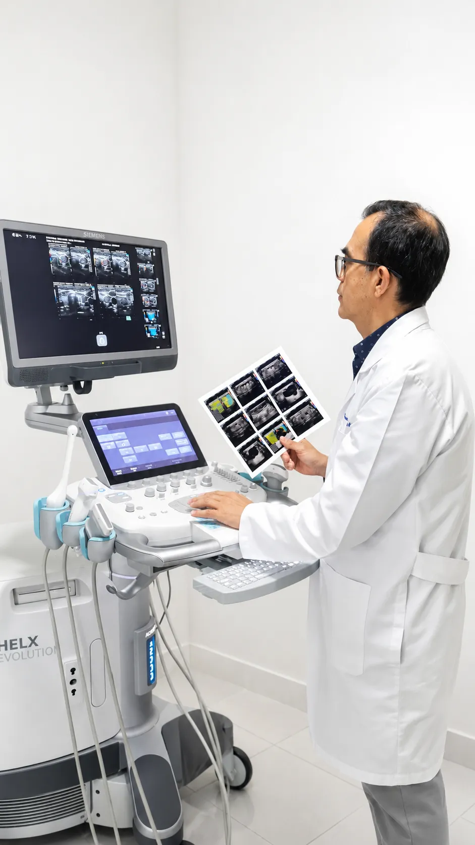 Doctor en consultorio