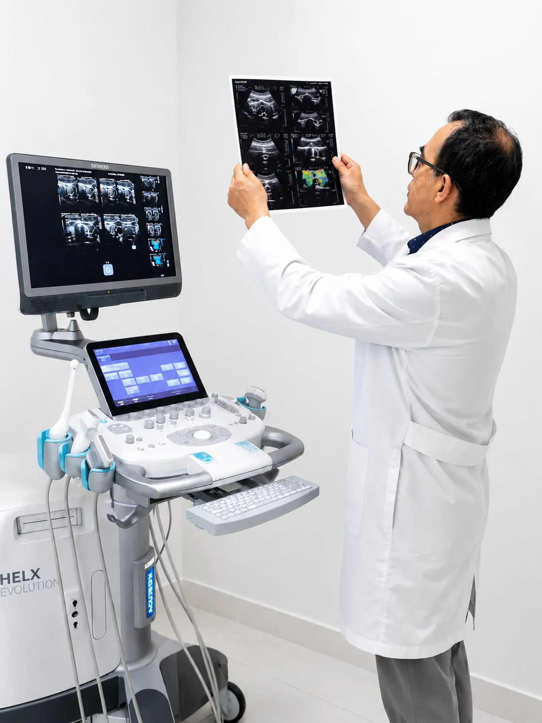 Doctor en consultorio